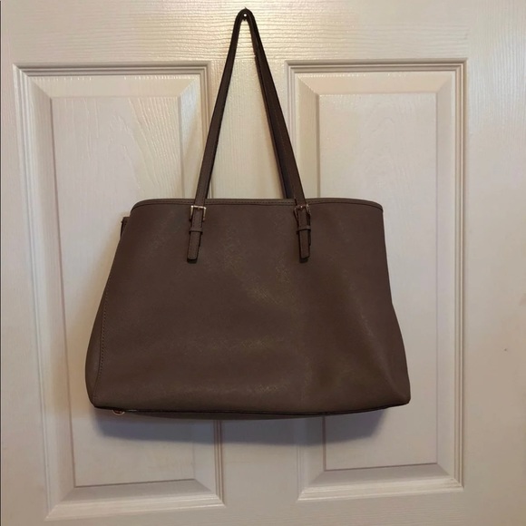 Michael Kors Taupe Tote - Picture 3 of 7